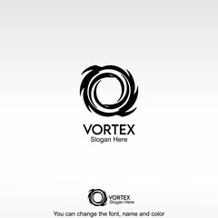 Vortex. A dark rotating circle. Symbolizing energy, movement, and dynamics.