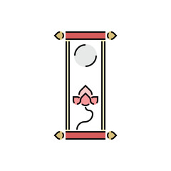 hourglass with money