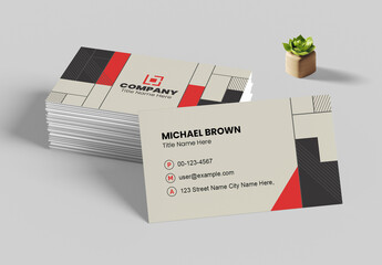 Business Card Design Layout