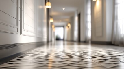 Elegant hallway design