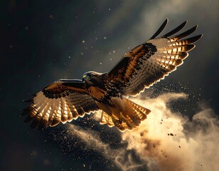 Majesty in Flight　hawk