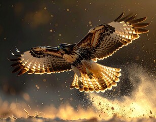 Majesty in Flight　hawk