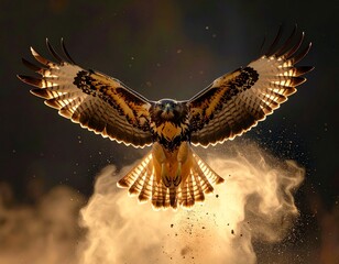 Majesty in Flight　hawk