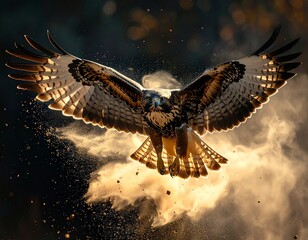 Majesty in Flight　hawk