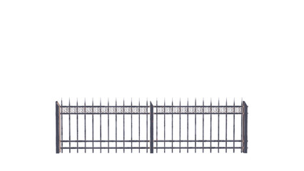 金属の柵のイラスト