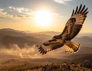 Majesty in Flight　hawk