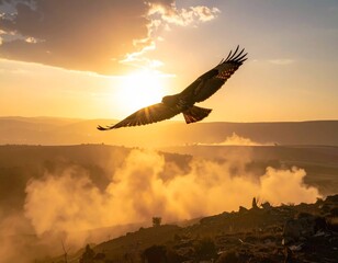 Majesty in Flight　hawk