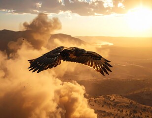 Majesty in Flight　hawk