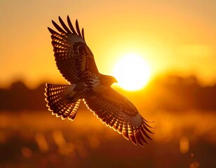 Majesty in Flight　hawk