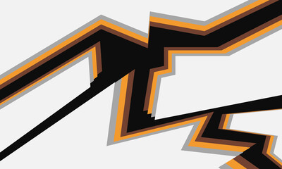 Abstract background with white, black, orange, brown and gray lines.