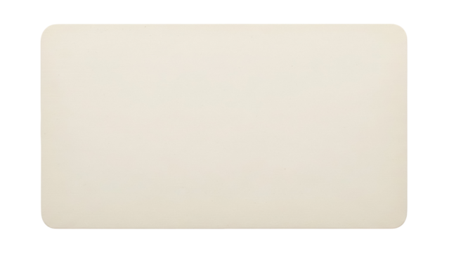 Beige rounded rectangle PNG isolated on transparent background, blank card element for graphic design and creative projects - Powered by Adobe