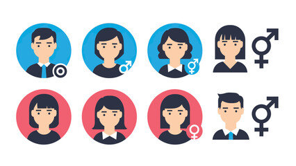 Diverse Human Avatars Representing Gender and Identity.