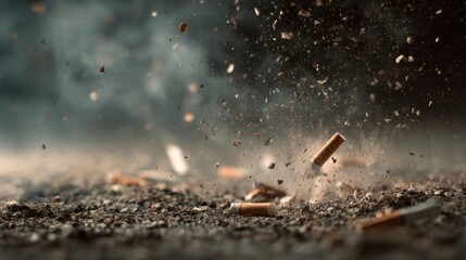 Cigarette explosion