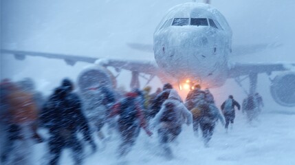 Emergency snow airport