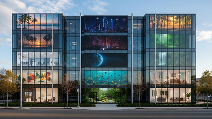 Dynamic Building Displays