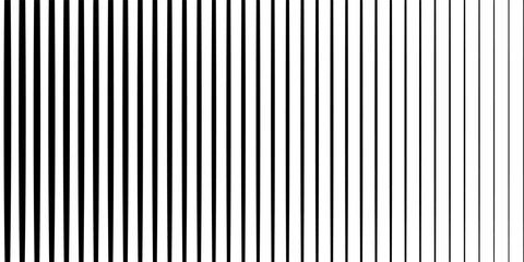 Obraz premium abstract black big to small line pattern.