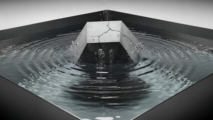 Geometric Water Impact