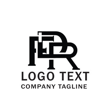 fdr or fdr  lettet logo design 