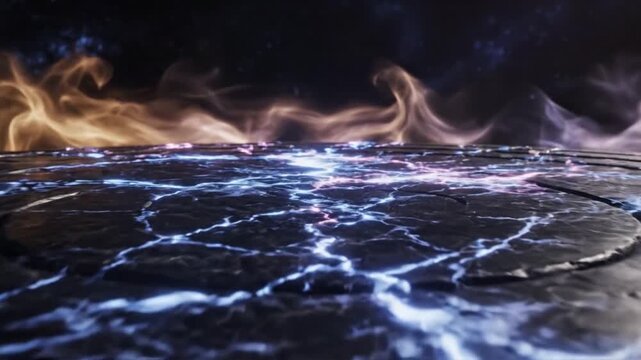 Fiery Abyss - A Visual Journey into the Depths of Inferno.