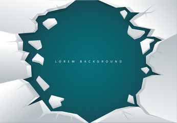 Minimal Frozen Ice Crack Background for Design Template