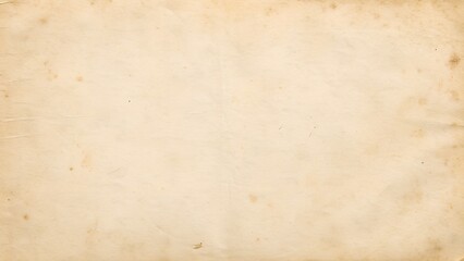 Obraz premium Aesthetic vintage paper texture with light ink stains, faded surface, soft pastel beige color, minimalist editorial background