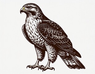 Majesty in Flight　hawk