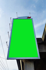 Portrait Green Screen billboard banner