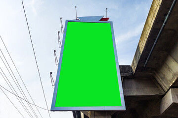 Portrait Green Screen billboard banner