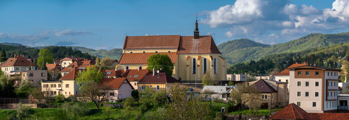 Church of the Nativity of the Virgin Mary in Nova Bana. Slovakia.