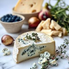 blue cheese and bread