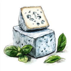 feta cheese with herbs