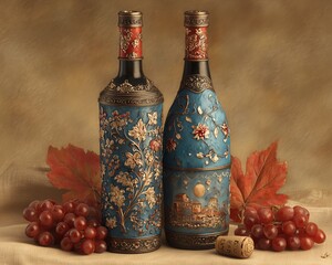 Lunar New Year,Melted Artisan Cheese Slate Board Festive Lighting, Luxury Gourmet Dinner Table Setting Bokeh Background, Baked Camembert Cheese Rosemary