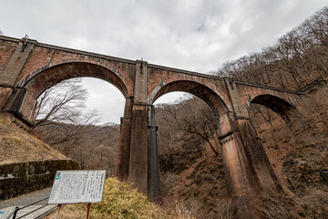 碓氷湖 めがね橋