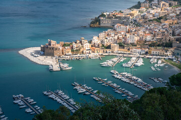 Castellamare del Golfo, Sicily. Hilltop view