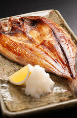 ホッケの炙り焼き