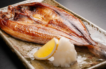 ほっけの焼き魚｜Grilled fish of Hokke(Arabesque greenling) 