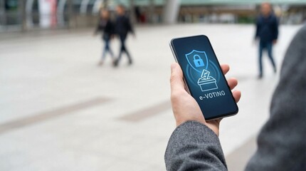 E-government online voting service enhances citizen access in urban areas promoting digital democracy and secure civic engagement