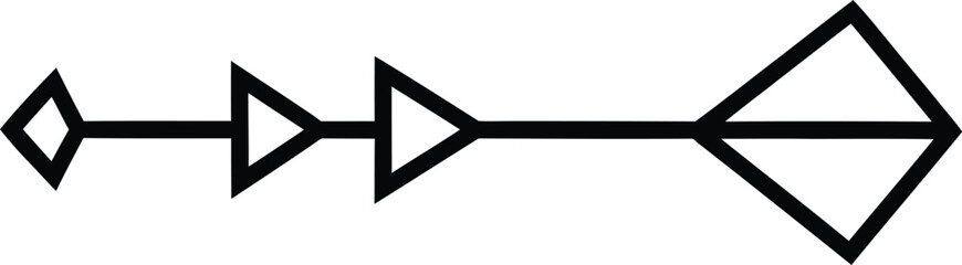 Direction Arrow Symbol Minimal Vector Icon