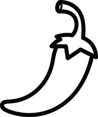 Chili Pepper Spicy Food Vector Illustration