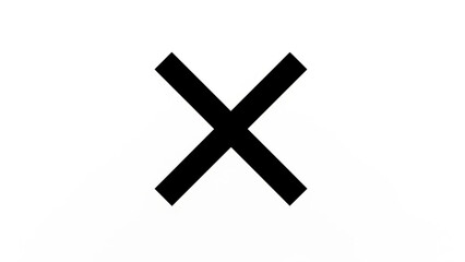 Obraz premium Intersecting Lines: A striking visual of two bold, intersecting lines forming a prominent X, against a contrasting background. 