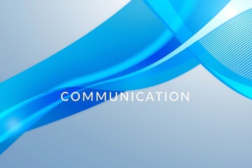 Generative AI Abstract Digital Artwork Depicting Dynamic Communication Flows and Connectivity Themes