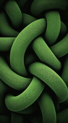 Intricate Green Geometric Pattern