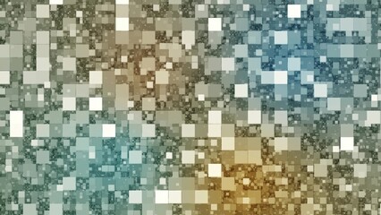 Abstract geometric digital pixelated background with squares