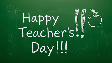 Happy Teachers Day Celebration Background.