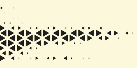 Halftone triangles pattern. Abstract geometric gradient background. Vector illustration, EPS 10. Vector illustration