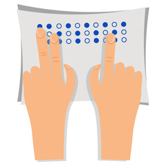 Hand Read Braille World Braille Day