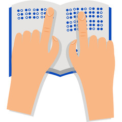 World Braille Day Hand Read Braille