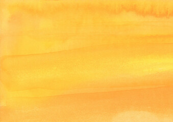 紙の質感のある柔らかな黄色とオレンジの水彩背景素材