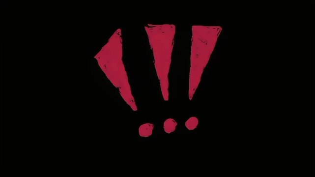 URGENT: You definitely do not want to miss this update! Keywords: exclamation mark, triple, alert, warning, red, animation, urgent, important, extreme, surprise, update, attention, notice, signal, bol