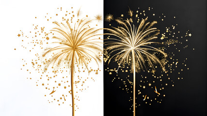 fireworks in the night